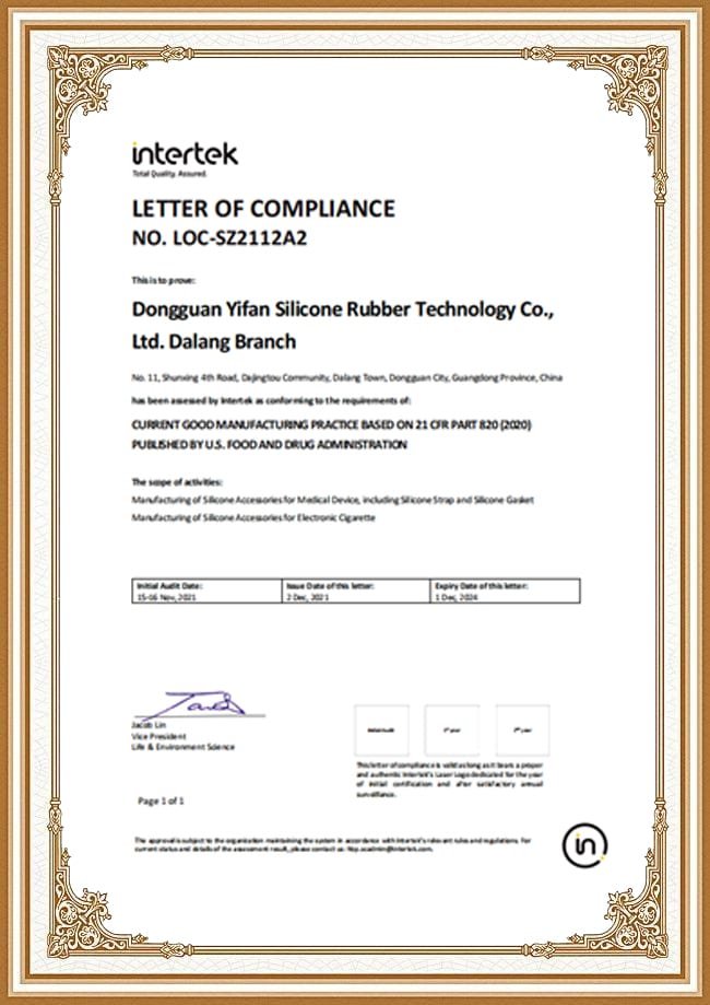 GMP certification