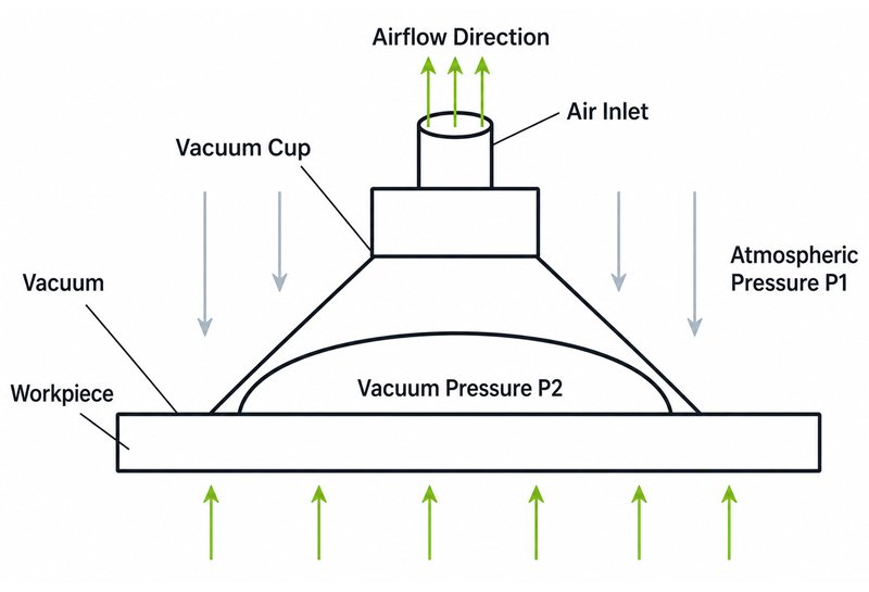 How vacuum suction cup works