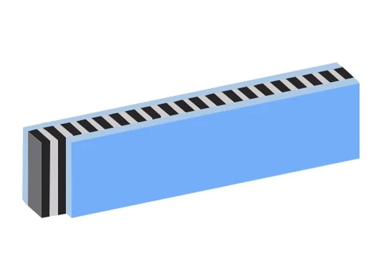 YS type silicone rubber zebra connector