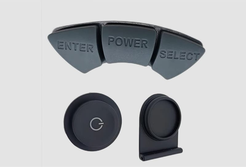 Mobility silicone buttons