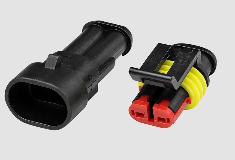 Connector gasket and sealed electrical connector interface