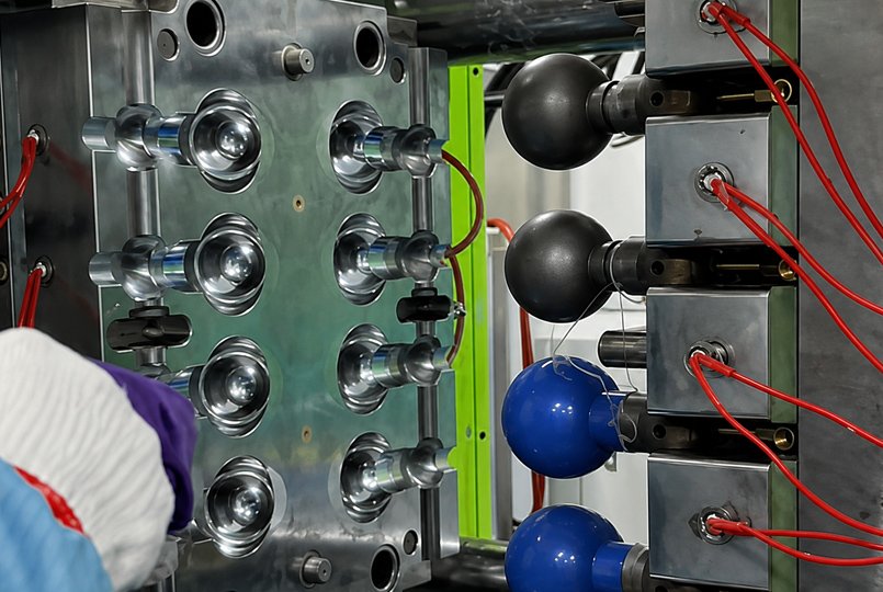 Custom silicone suction drainage ball