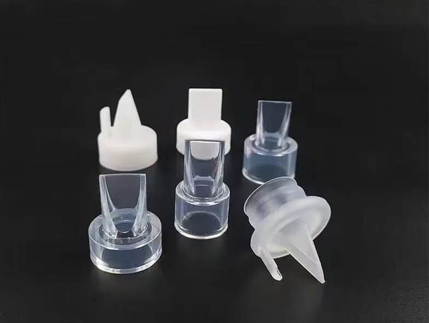 Silicone rubber duckbill valve sample