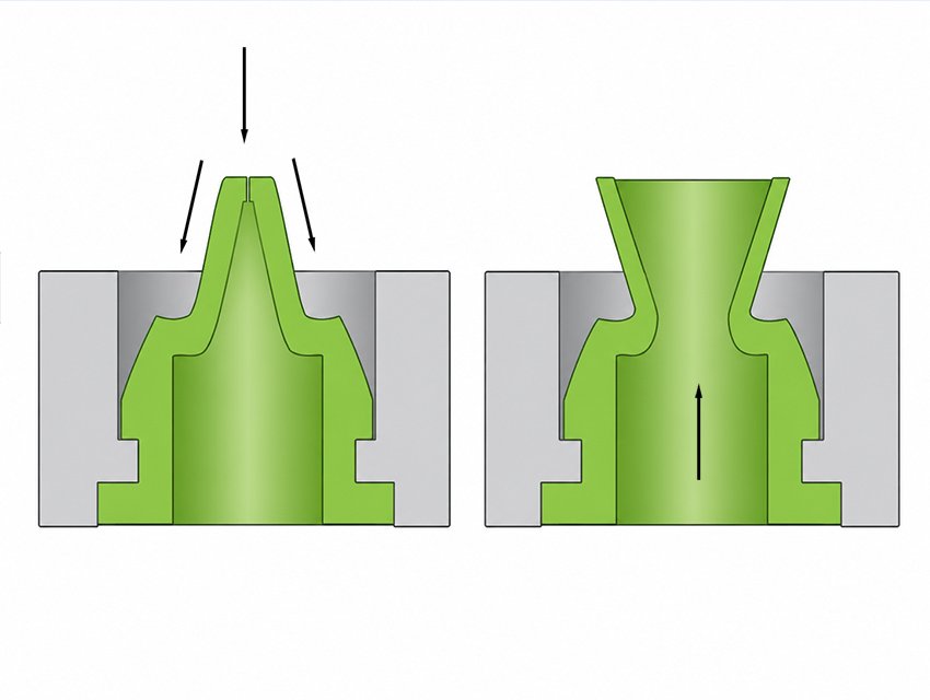 Duckbill valve lips and slit structure