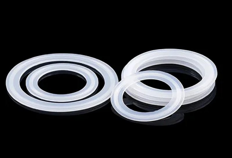 Food-contact silicone gasket