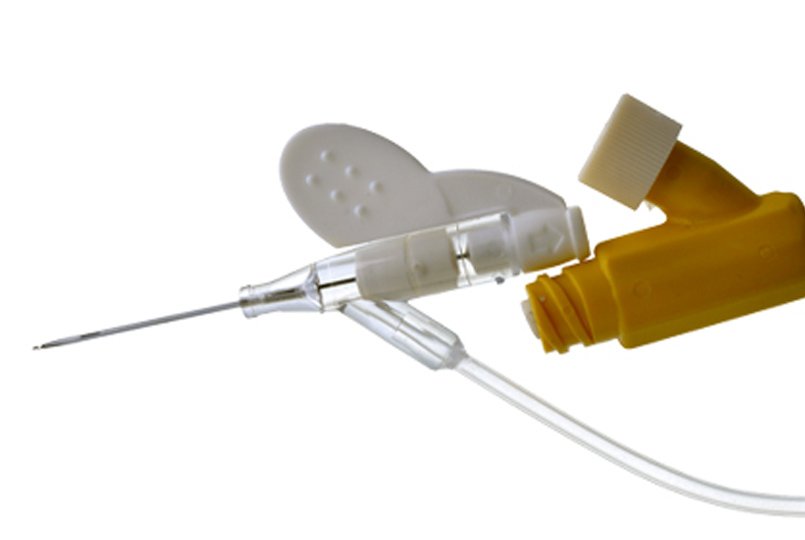 Indwelling needle isolation silicone stoppers