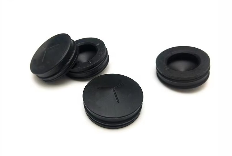 Injection port medical silicone stoppers