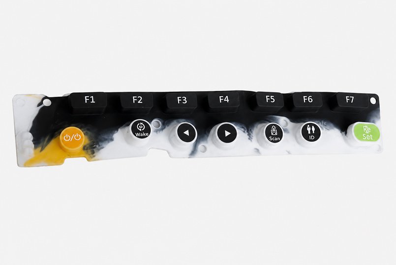 EKG machine silicone-keypad