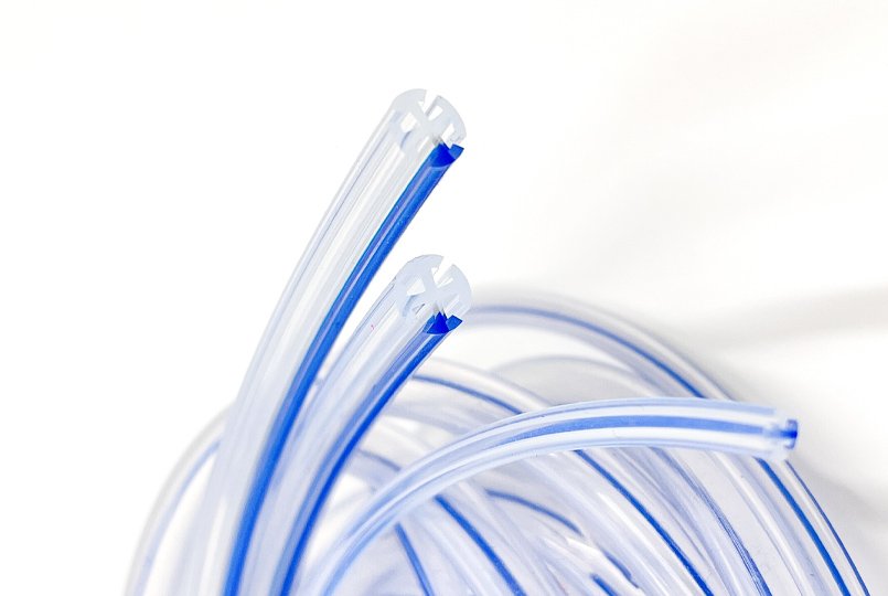Medical drainage and suction silicone tubing
