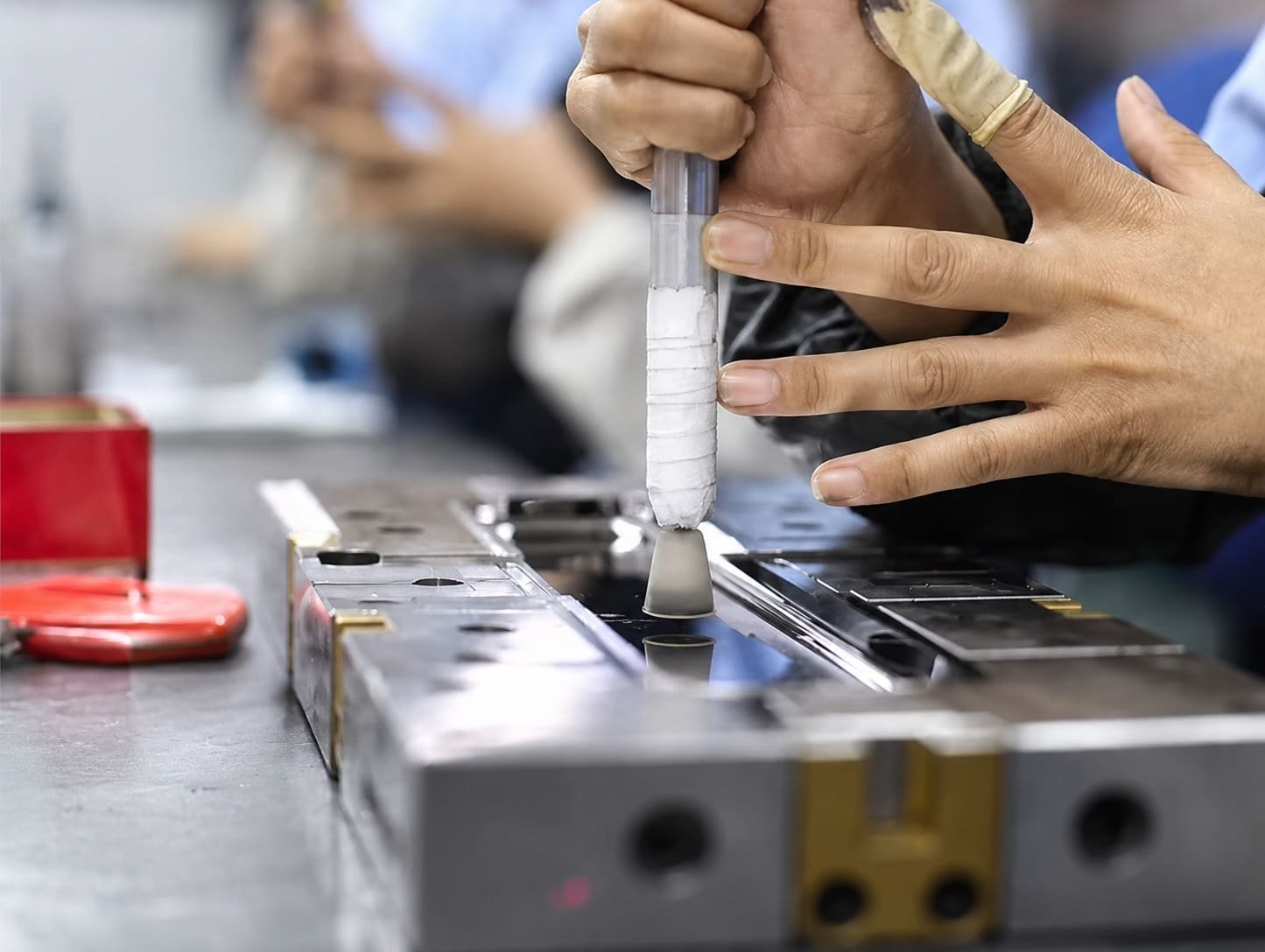 Surface engineering for silicone injection molding tools