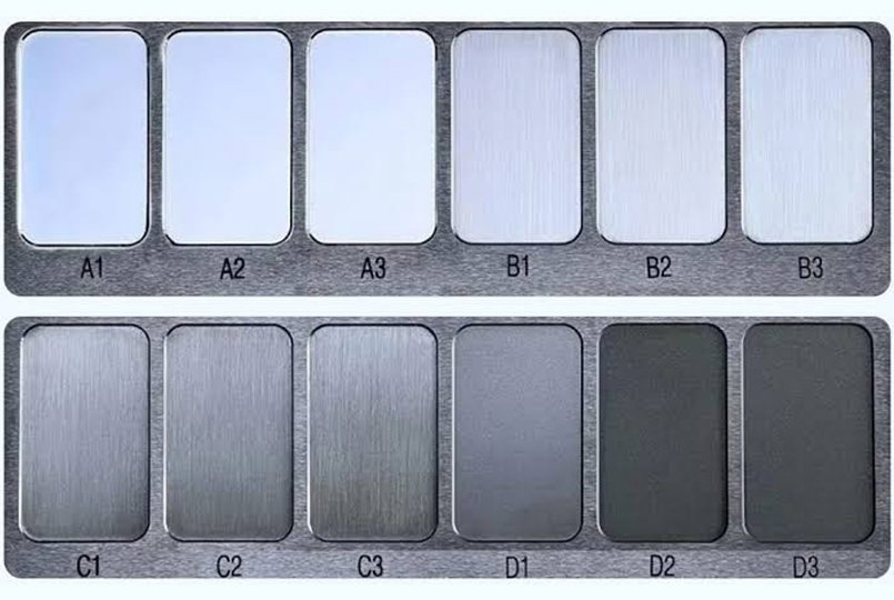 Surface finish on silicone rubber parts