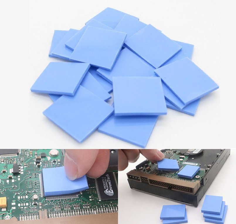 SSD silicone thermal gap pads