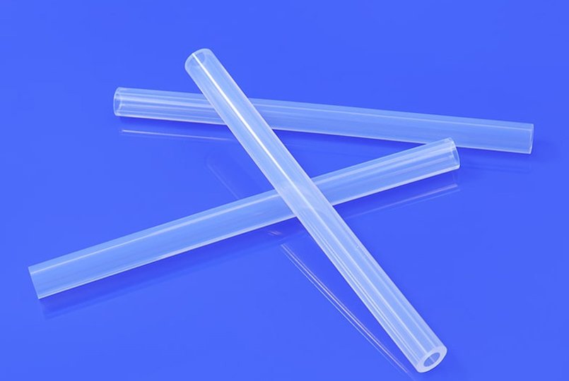 Silicone tube cutting