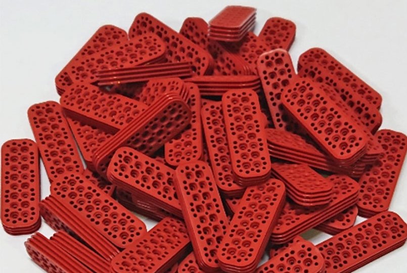 Red silicone wire seal