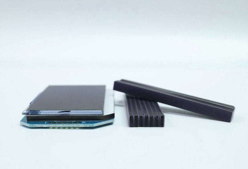 Custom silicone zebra connector
