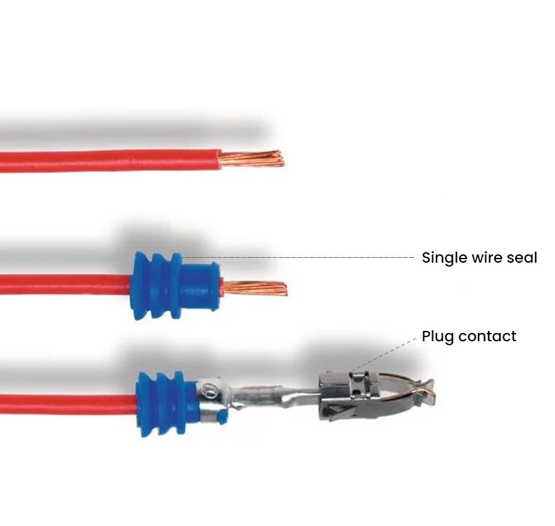 custom silicone rubber wire seals design