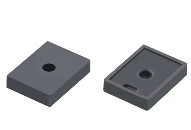 Square and rectangular vacuum suction cups