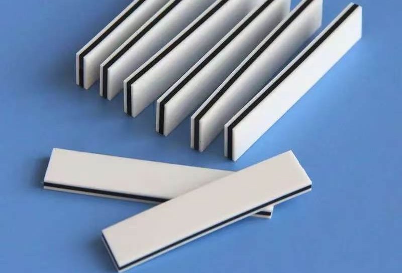 White silicone rubber zebra connector strip samples